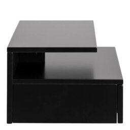 Furniture To Go Ashlan Bedside Table With 1 Drawer In Black - thumbnail 3