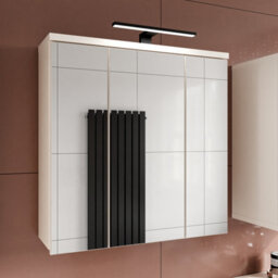 Furniture To Go Veris 3 Door Mirrored Bathroom Cabinet With Integrated Led Lighting In Sand - thumbnail 9