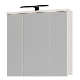 Furniture To Go Veris 3 Door Mirrored Bathroom Cabinet With Integrated Led Lighting In Sand - thumbnail 3