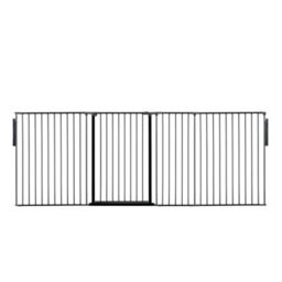 Bettacare Premium Extra Tall Multi Panel Flexible Dog Barrier, Up To 272Cm Wide, Black, 105Cm Tall - thumbnail 5