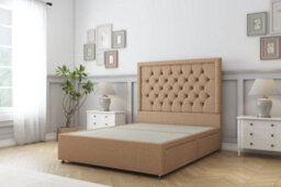 "Comfort Rio Latte Dumfries Divan Bed Set 4 Drawers - 26"" Strutted 4'6 Double" - thumbnail 3