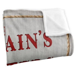 Jq Licensing James Piazza Captains Quarters Coastal Supersoft Blanket White/white/red/red (One Size, One Size) - thumbnail 3