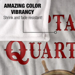 Jq Licensing James Piazza Captains Quarters Coastal Supersoft Blanket White/white/red/red (One Size, One Size) - thumbnail 4