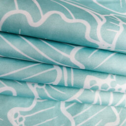 Neel Blue Shower Curtain Polyester Curtain Mould & Mildew  With 12 Curtain Hook 180 X 200Cm - thumbnail 2