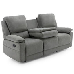 More4Homes Sydney 2+3 Seater Fabric Manual Recliner Sofa Set (Grey) - thumbnail 2