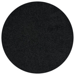 The Rugs Black Soft Plain Design Fluffy Shaggy Rugs And Runners High Pile Living Room Kitchen Hallway 380 - thumbnail 1