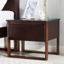 Wyld And Coco Bedside Table 50 X 41 Cm Dark Pine, 1 Drawer, Oiled Satin Finish - thumbnail 2
