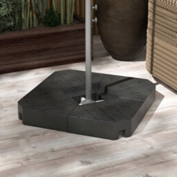 Outsunny Umbrella Weights For Offset Parasols, 80Kg Sand Or 60Kg Water Filled - thumbnail 1