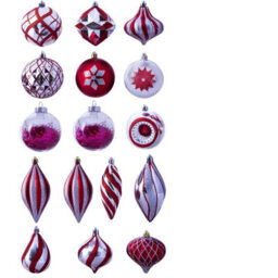 Christmas Tree World The Red & Silver Bauble 16Pc Feature Set - thumbnail 3