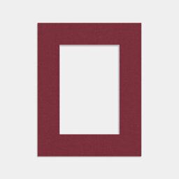 "Ak Frames Burgundy 9X7"" Picture Mount To Fit 6X4"" Aperture Size - Mount Board Only (No Frame Included)" - thumbnail 1