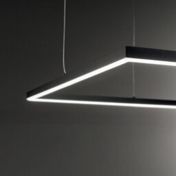 Ideal Lux Luminosa Oracle Slim Non Dim Decorative Square Integrated Pendant Light White, 3000K, 33W - thumbnail 2