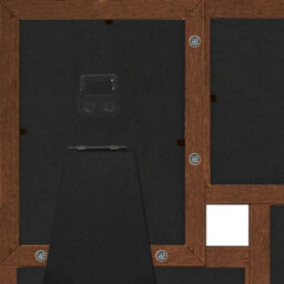 Walplus Collage Photo Frame For 4X(13X18 Cm) Picture Dark Brown Mdf - thumbnail 6