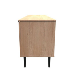 Fuji 2 Door 1 Drawer Wide Tv Unit In Nebraska Oak (Ready Assembled) - thumbnail 2