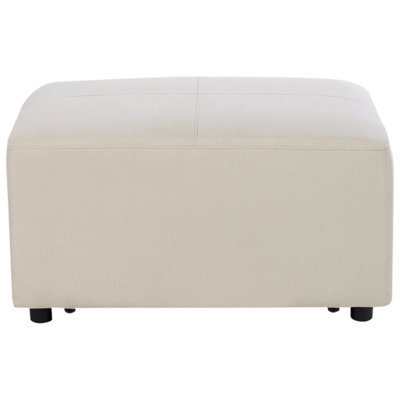 Wyld And Coco Casalux Ottoman Light Beige Rectangular Footstool 95 X 70 X 48 Cm - image 1
