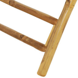 Beliani Bistro Table Molise 85 Cm 85 Cm Bamboo Light Brown - thumbnail 9
