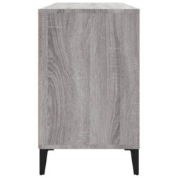 Berkfield Shoe Cabinet Grey Sonoma 102X36X60 Cm Engineered Wood - thumbnail 6