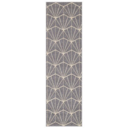 Modern Easy To Clean Geometric Optical 3D Grey Rug For Dining Room-120Cm X 170Cm - thumbnail 8