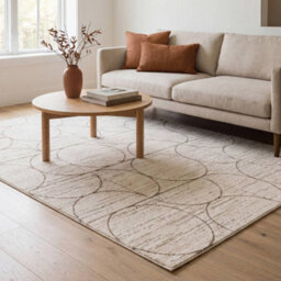 The Rug Edit Oslo Os01 Trails Grey Area Rug - 120X160Cm - thumbnail 3