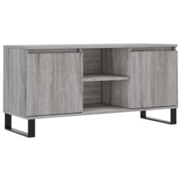 Berkfield Sturdy Tv Cabinet Grey Sonoma 104X35X50 Cm Engineered Wood - thumbnail 1