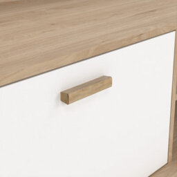 Furniture To Go Ikast Tv-Unit With 1 Door + 2 Drawers In Jackson Hickory And White - thumbnail 9