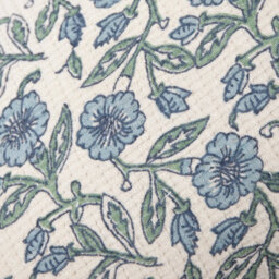 Paoletti Delphine Floral Tasselled Polyester Filled Cushion, Blue, 40 X 60Cm - thumbnail 6