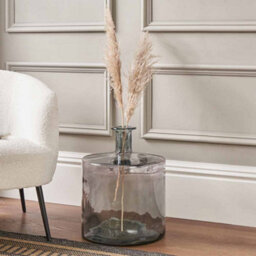 Pacific Lifestyle Grey Recycled Glass Bottle Vase