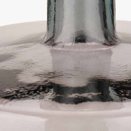 Pacific Lifestyle Grey Recycled Glass Bottle Vase - thumbnail 5