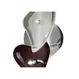 Luminosa Lighting Luminosa Otto Ceiling/wall 2 Light G4 Bar, Polished Chrome/black Glass, Not Led/cfl Compatible - thumbnail 3
