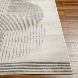 Livabliss Floransa-Geometric Brown Grey Blue Modern Living Dining Bedroom Rug 200 X 275 Cm Easy Care, Non Shedding - thumbnail 5