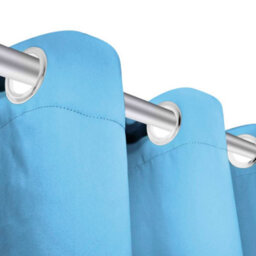 Berkfield Elegant Blackout Curtain With Metal Eyelets 270X245 Cm Turquoise - thumbnail 5