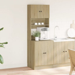 Walplus Kitchen Cabinet Sonoma Oak 60X50X180 Cm Engineered Wood - thumbnail 3