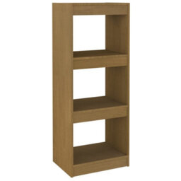 Berkfield Book Cabinet/room Divider Honey Brown 40X30X103.5 Cm Pinewood - thumbnail 2