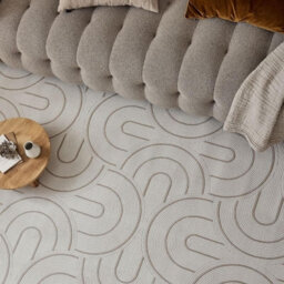 The Rugs Carmel Cream/beige Geometric Area Rug And Runner Non Shedding, Stain Resistant, Soft - thumbnail 7
