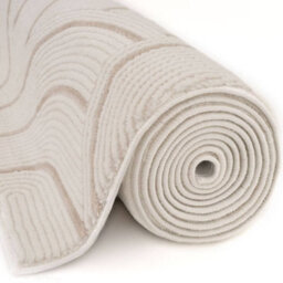 The Rugs Carmel Cream/beige Geometric Area Rug And Runner Non Shedding, Stain Resistant, Soft - thumbnail 5