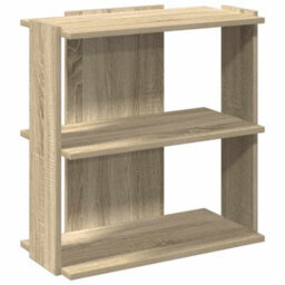 Berkfield Bookcase 3-Tier Sonoma Oak 60X30X60 Cm Engineered Wood - thumbnail 2