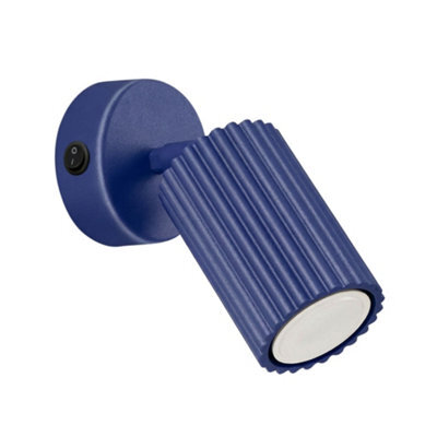 Sollux Lighting Karbon Aluminum Ultramarine 1 Lights Minimalist Wall Lamps - image 1