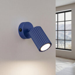 Sollux Lighting Karbon Aluminum Ultramarine 1 Lights Minimalist Wall Lamps - thumbnail 3