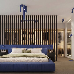 Sollux Lighting Karbon Aluminum Ultramarine 1 Lights Minimalist Wall Lamps - thumbnail 9