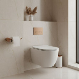 Toilet Paper Holder Rea 5809 Tomi Brush Copper - thumbnail 4