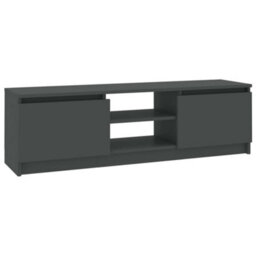 Berkfield Tv Cabinet Grey 120X30X35.5 Cm Engineered Wood - thumbnail 2