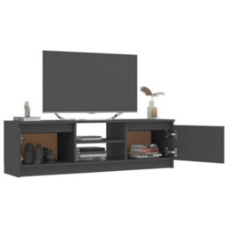 Berkfield Tv Cabinet Grey 120X30X35.5 Cm Engineered Wood - thumbnail 4