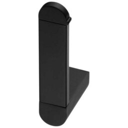 Bisk Vertical Toilet Paper Rack Wc Roll Holder Modern Black Powder Coated Zamak - thumbnail 4