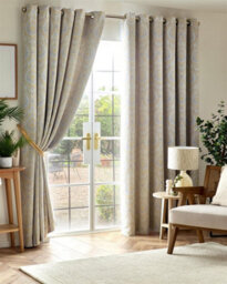 Luxury Living Victoria Room Darkening Ring Top Curtains Ochre
