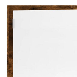 Berkfield Led Bathroom Mirror Smoked Oak 100X8.5X37 Cm Engineered Wood - thumbnail 9