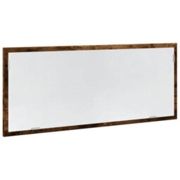 Berkfield Led Bathroom Mirror Smoked Oak 100X8.5X37 Cm Engineered Wood - thumbnail 5