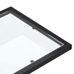 Berkfield Stylish Computer Side Table Transparent 50X35X65 Cm Tempered Glass - thumbnail 5