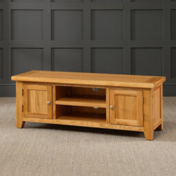 The Furniture Market Cheshire Oak Large Tv Stand Unit Up To 60 Tv Size - thumbnail 3