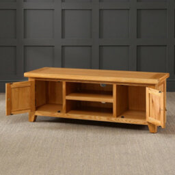 The Furniture Market Cheshire Oak Large Tv Stand Unit Up To 60 Tv Size - thumbnail 4