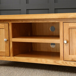 The Furniture Market Cheshire Oak Large Tv Stand Unit Up To 60 Tv Size - thumbnail 6