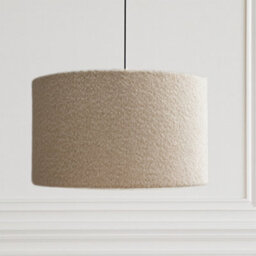 CGC Lighting Cgc Petra 30Cm Light Brown/taupe Boucle Ceiling Or Table Lamp Shade - thumbnail 1